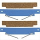 thumbnail image 1 of Kit de Cojinetes Deslizantes Delanteros de Repuesto para Secadora de Ropa 306508, para Secadoras , Reemplaza A AP4037304, 1 of 5