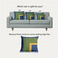 thumbnail image 6 of 18" x 18" Simply Daisy Bold Blocks Indoor/Outdoor Pillow, Nautical Navy Qty 1, 6 of 6