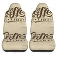 thumbnail image 2 of Fotbe Coffee Time (2) Pattern Automotive Seat Covers for Cars Trucks and SUVs – Car Seat Covers for Front Seats,Protective Seat Covers,Vehicle Seat Covers, Set of 2, 2 of 9