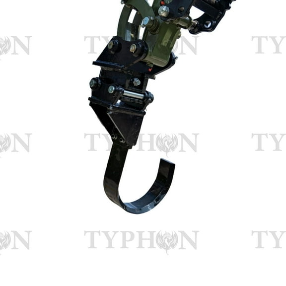 TYPHON Tree Digging Blade Attachment for 2–3 Ton TERROR XXV Mini Excavator | Steel Root Cutting Tool