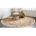 thumbnail image 4 of Rugs.com Neda Collection Rug – 8 Ft Round Ivory Low Rug Perfect For Kitchens, Dining Rooms, 4 of 9