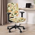 thumbnail image 6 of Chririnla Stretch Office Chair Cover with Capybara Axolotl, 2 Pcs Removable Polyester Slipcovers for Armchair and Boss Chair, 6 of 8
