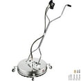 thumbnail image 4 of VEVOR 24" Pressure Washer Surface Cleaner, 2 Nozzles, Max. 4000 PSI Pressure for Cleaning Driveways, Sidewalks, Stainless Steel Frame w/ Rotating Dual Handle, Wheels, Fit for 3/8" Quick Connector, 4 of 9