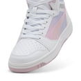 thumbnail image 3 of Tenis Puma Rebound V6 Mid Blurry Dreams para Mujer 400586-01 blanco 22.5, 3 of 4