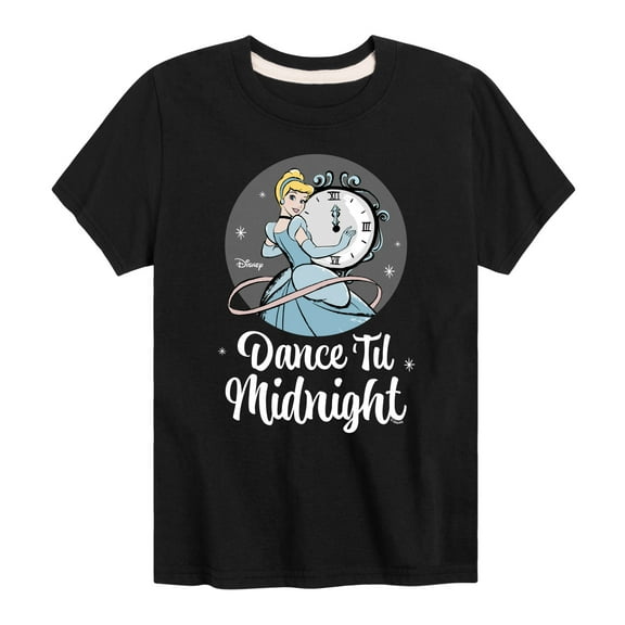 Disney - Dance Til Midnight - Toddler & Youth Short Sleeve Graphic T-Shirt