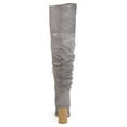 thumbnail image 4 of Journee Womens Kaison Wide Width Extra Wide Calf Stacked Heel Over The Knee Boots, 4 of 10