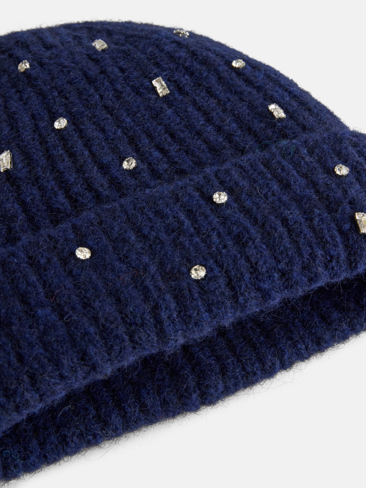 Free Assembly Women's Beanie Glove Set, Navy