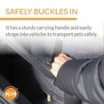 thumbnail image 5 of K&H Pet Products Mod Capsule Soft-Sided Pet Carrier for Cats Classy Gray 17 X 17 X 15.5 Inches, 5 of 9