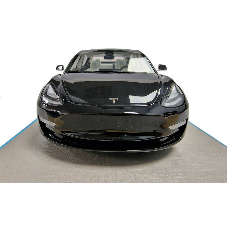 ミニカー　1/18 テスラ　モデル3 ブラック Tesla Model 3 Car [1:18 scale in Black] - Walmart.com