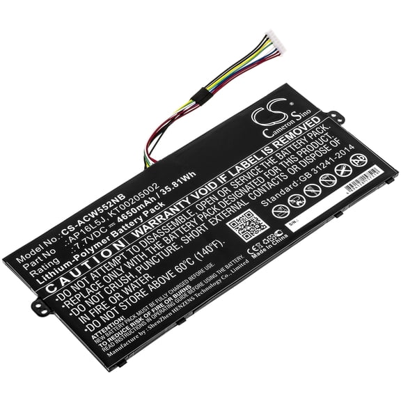 4650mAh AP16L5J KT00205002 Battery for Acer Swift 5 SF514-52T-50ZL Spin 1 SP111-32N-P2c2 NX.GU4SG.003