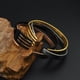 thumbnail image 5 of Sonducket con forma de horquilla de acero, repuesto de extremo abierto, estilo Simple, para hombres y mujeres, brazalete de fotografía Ropa, zapatos y accesorios Miscelánea Negro, 5 of 6