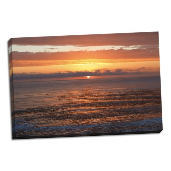 Gango Home Decor Pacific Sunset I by Rita Crane (Ready to Hang); One 36x24in Hand-Stretched Canvas