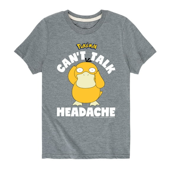 Pokémon - Psyduck Headache - Youth Short Sleeve Graphic T-Shirt