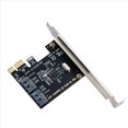 thumbnail image 4 of 2X Adaptador PCI-e de Tarjeta PCIE una Convertidor PCI Express una SATA3.0 Adaptador de Tarjeta Controladora de Expansión III 6G de 2 Puertos, 4 of 5