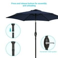 thumbnail image 5 of CHYVARY 7.5 FT Patio Shade Umbrellas with Tilt Button for Patio, Outdoor, Garden and Pool,Navy Blue, 5 of 8