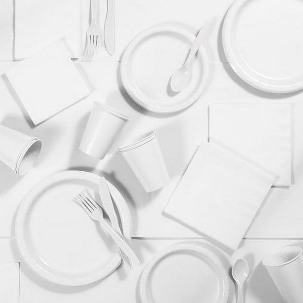 Orange Party Supplies Kit for 24 Guests - Walmart Business