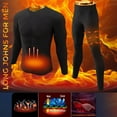 thumbnail image 6 of Men's Fleece-Lined Thermal Underwear Set - Winter Base Layer Top & Bottom for Cold Weather, 6 of 7