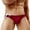 Wine, variant on OGLCCG Men's Swim Briefs Low Waist Solid Color Bikini Swimwear for Men Summer Beach Swimsuit Swimming Briefs with Drawstring