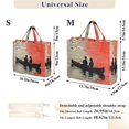 thumbnail image 2 of FORMRS Womens Corduroy Tote Bag Crossbody Shoulder Handbag with Pocket, Illusionary Boat, 2 of 7