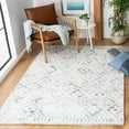 thumbnail image 2 of SAFAVIEH Roslyn Desi Geometric Area Rug, Grey/Ivory, 5' x 8', 2 of 7