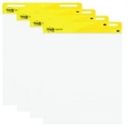 Sticky note 25 x 30 in. Unruled White Self-Stick Easel Pad - 30 Sheets & Pad, Pack 4
