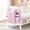 Pink, variant on Sentmoon Gifts Nursery Hanging Diaper Storage Rack Multi-Compartment Washable Baby Crib Organizer Hanging Nappy Bag for Nursery Bedside Changing Table Storage