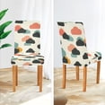 thumbnail image 3 of Yayeee 2 Pack Dining Chair Covers Stretch Parson Chairs Slipcovers Seat Protector, Simple Clouds, 3 of 6