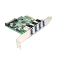 thumbnail image 4 of Tarjeta de expansion Cuatro puertos USB 3.0 Tarjeta de expansión PCI-E Super Fast 5Gbps Adaptador PCI Express Tarjeta de conversión Módulo de fuente de alimentación para PC de escritorio con soporte d Abanopi Tarjeta de expansion, 4 of 6