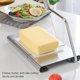 thumbnail image 2 of Cortador de Queso, Cortador de Queso de Alambre de Acero Inoxidable Resistente, Tabla de Cortar de Queso Ajustable para Queso en Bloque, Queso Mozzarella, Queso Cheddar, Queso Gouda, 2 of 4