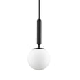 thumbnail image 4 of Lámpara colgante DIRYZON Mid Century Glass Globe Black, 4 of 9