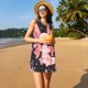 thumbnail image 3 of Fotbe Chibi Axolotl Sakura Fantasy Vestido de Verano sin Mangas para Mujer – Vestido Midi Línea A, Estilo Camiseta Floral, Vestido Playero Casual y Fluido, 3 of 7