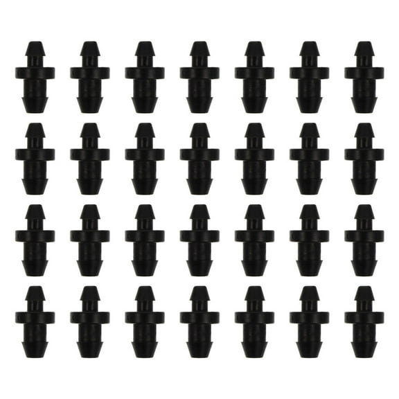 Raindrops 60pcs Plastic Irrigation End Plugs 1/4 Drip Irrigation Plugs Pipe Plugs Drip Irrigation Tools
