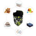 thumbnail image 7 of Yayeee Freestanding Laundry Hamper with Handle Collapsible Large Storage Basket for Clothes, White Flower Pattern, 7 of 7