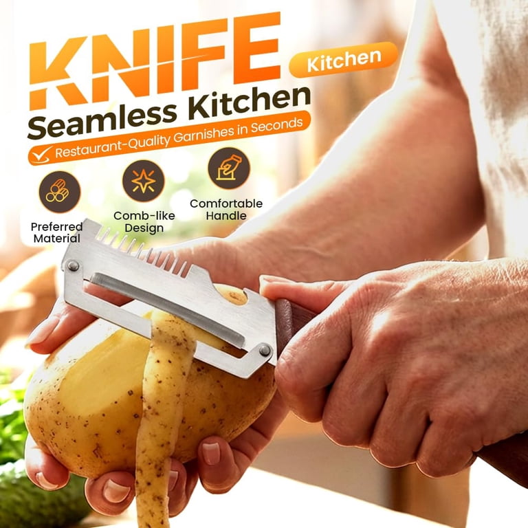 Sibebed 2026 3-in-1 Stainless Steel Peeler – Multi-Functional