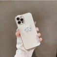 thumbnail image 1 of Luxury Diamond Bow Plating Phone Case on For apple iphone 14 13 pro max 12pro 11 6 7 8plus X XS Max XR Soft Silicone back Cover ZR, 1 of 7