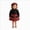 Red, variant on WXFAZCVU Girls 3 Piece Outfits Knit Long Sleeve Top Plaid Skirt and Beret Hat School Set Size 6-9 Months