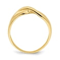 thumbnail image 2 of Auriga 14k Yellow Gold Single Ridge Ring Size- 6 for Women, 2 of 6