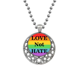 thumbnail image 1 of Transexuales bisexuales amor no odio Collares Colgante Retro Moon Stars Jewelry Unbranded M, 1 of 3