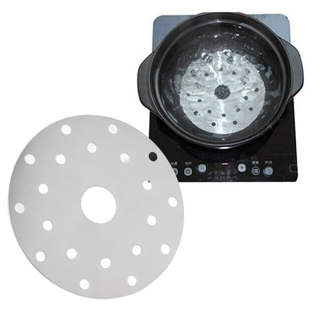 Induction Converter Disk, Heat Diffuser Stainless Steel Induction Heat Diffuser For Glass Cooktop Induction Cooktop Adapter Plate Distributes Heat For Steaming Rice Making