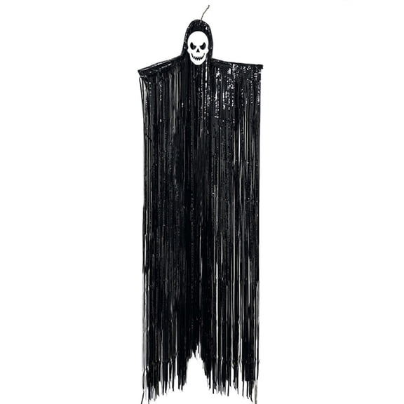 Outdoor Grim Reaper Hanging Ghost Decor, Halloween Outdoor Decorations for Yard Tree Graveyard Haunted House, 62.99 Inch