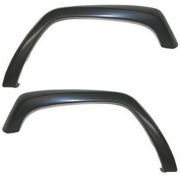 Garage-Pro Front Fender Flares Set of 2 Compatible With 1997-2001 Jeep Cherokee Primed, Plastic, For Models With Country Package Driver and Passenger Side