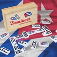 thumbnail image 1 of Ensemble de Dominos Caikezi Drapeau Cubain Double Neuf Dominos, 1 of 3