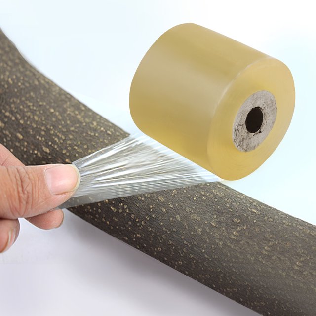Ruban de Greffage Auto-Adhésif Flexible Film Transparent Extensible pour Jardin, Imperméable et Flexible, Convient