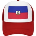 thumbnail image 2 of Flag of Haiti Mesh Back Trucker Cap Baseball Cap, 2 of 8