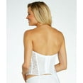 thumbnail image 2 of Va Bien WHITE Lace Low Plunge Bustier with Garters, US 32D, 2 of 2