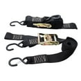 thumbnail image 3 of Rider Cargo Ratchet Soft Loop Wide Tie Downs W/Carabiner Black, 3 of 3