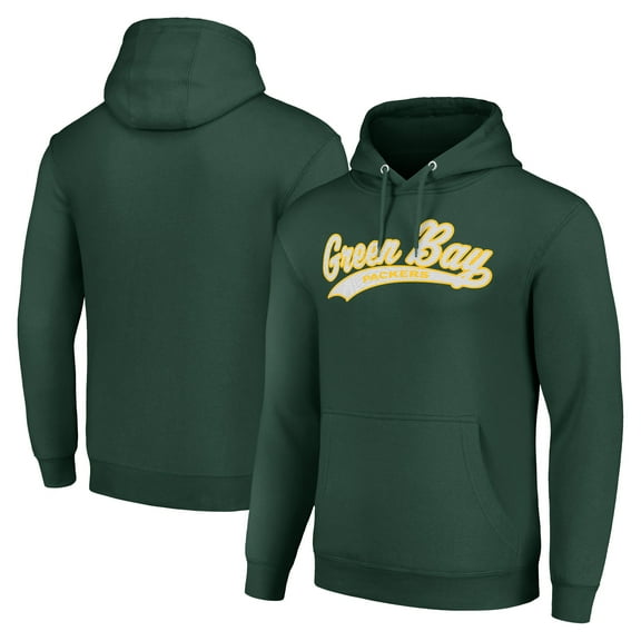 Unisex Starter Green Green Bay Packers Tailsweep Pullover Hoodie