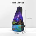 thumbnail image 2 of Lsque Scooby-Doo Pattern Cross Chest Bag Diagonally – Premium Durable Front Chest Sling with Adjustable Padded Strap, High-Capacity Storage, 2 of 8