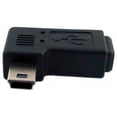 thumbnail image 4 of FVH Mini USB 2.0 5P Male to Female M to F Extension Adapter 90 Degree Left Angled, 4 of 7