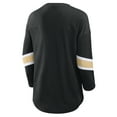 thumbnail image 3 of Women's Fanatics  Black New Orleans Saints Redzone 3/4-Sleeve T-Shirt, 3 of 3